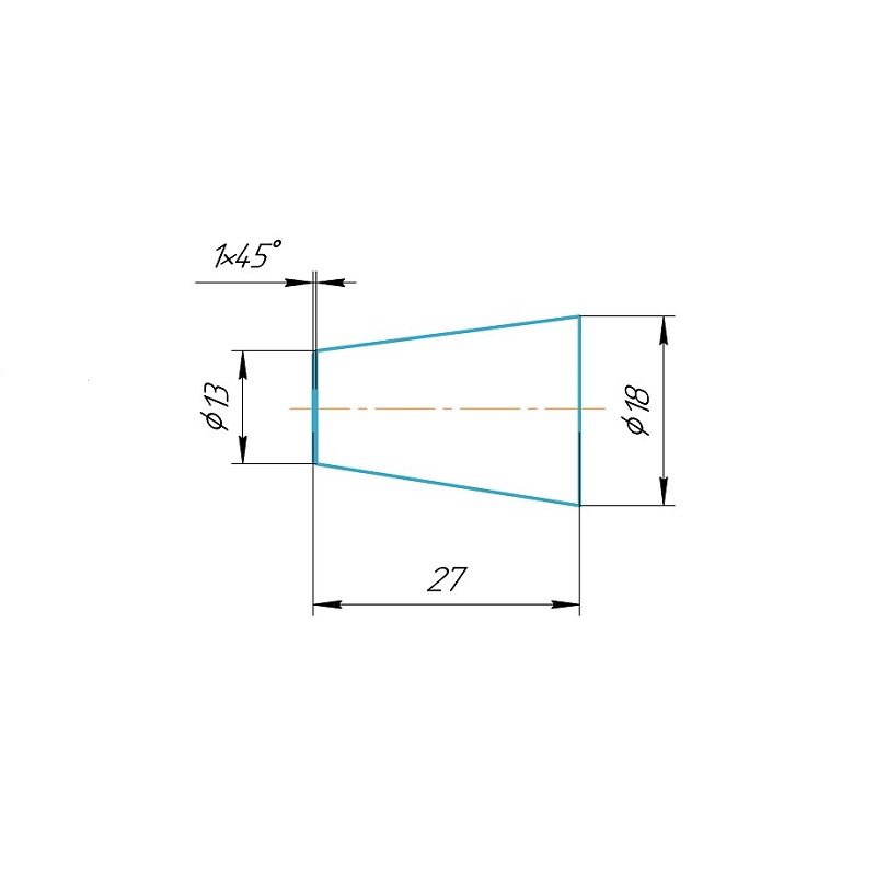 probka-pnd-4-d-13-mm-d-18-mm-l-27-mm
