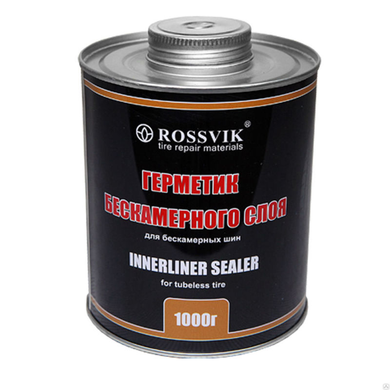 Герметик бескамерного слоя(ROSSVIK)  250г/250мл (банка с кистью)