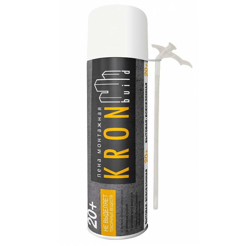 Пена монтаж.бытовая KRONbuild 20+