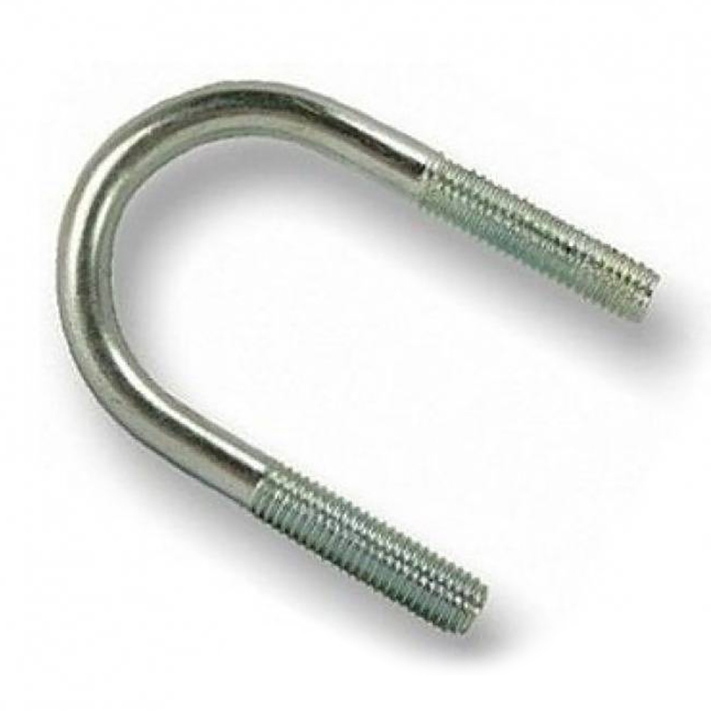 Скоба U-образная для трубы  1 1/2"(40-49) М8 Zn*
