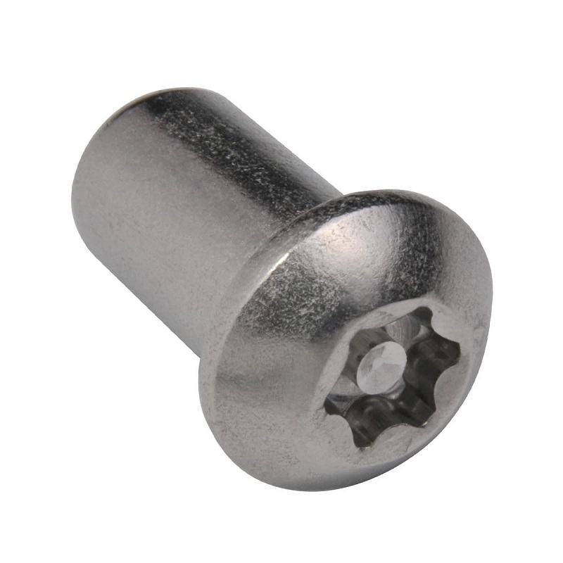 Гайка TORX п/сф  6х12, бит. Т30 с внутр. направл. антивандальная , А2