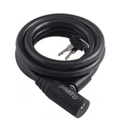 Замок велосипедный №24 10х1500мм черный