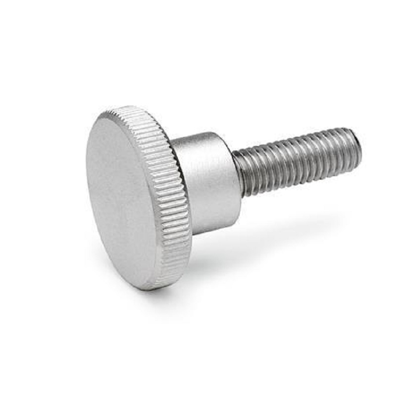 Винт DIN 464 нажимной, накат/гл. М3х10 Zn