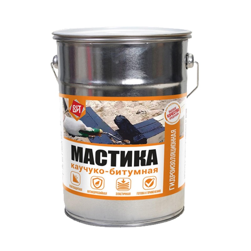Мастика каучуко-битумная 15 кг