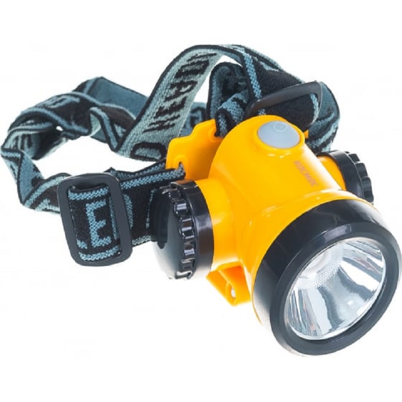 Фонарь налобный Космос св/д  аккум. LED 2 реж.3Вт 1,5мА.ч заряд от USB