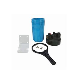 Колба Big Blue 10" Посейдон-1Р 10ВВ синяя (латун. вставк., ключ, кронштейн)