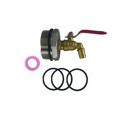 Кран шаровый 2" Ду 50 для бочки