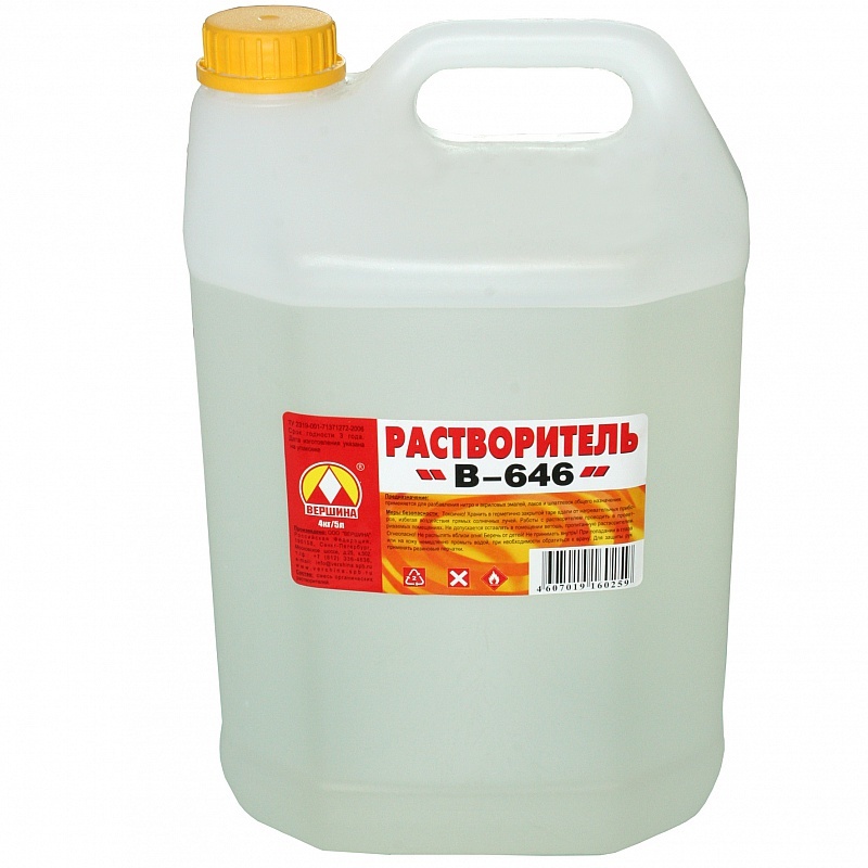 Растворитель 646 10 л