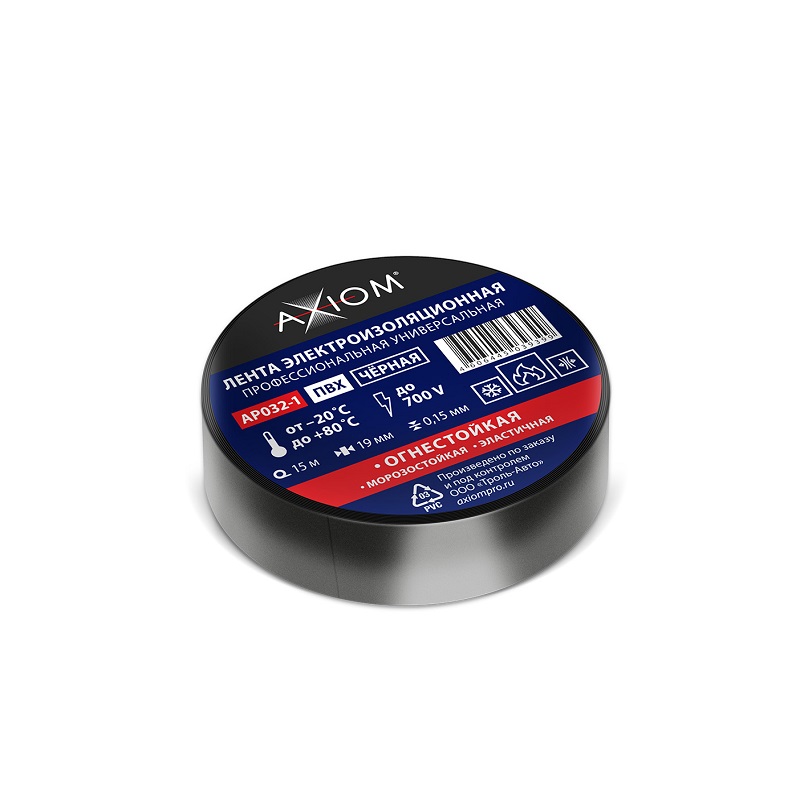 Изолента 19/15  AXIOM огнестойкая