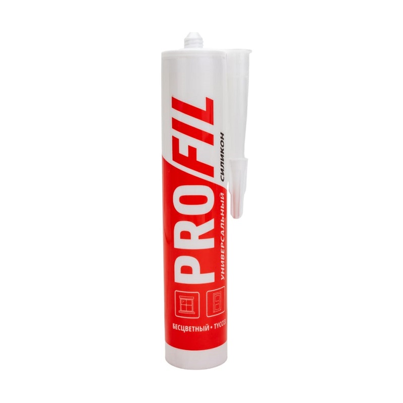 Герметик Soudal Profil силикон.унив.бесцветный 270 мл*
