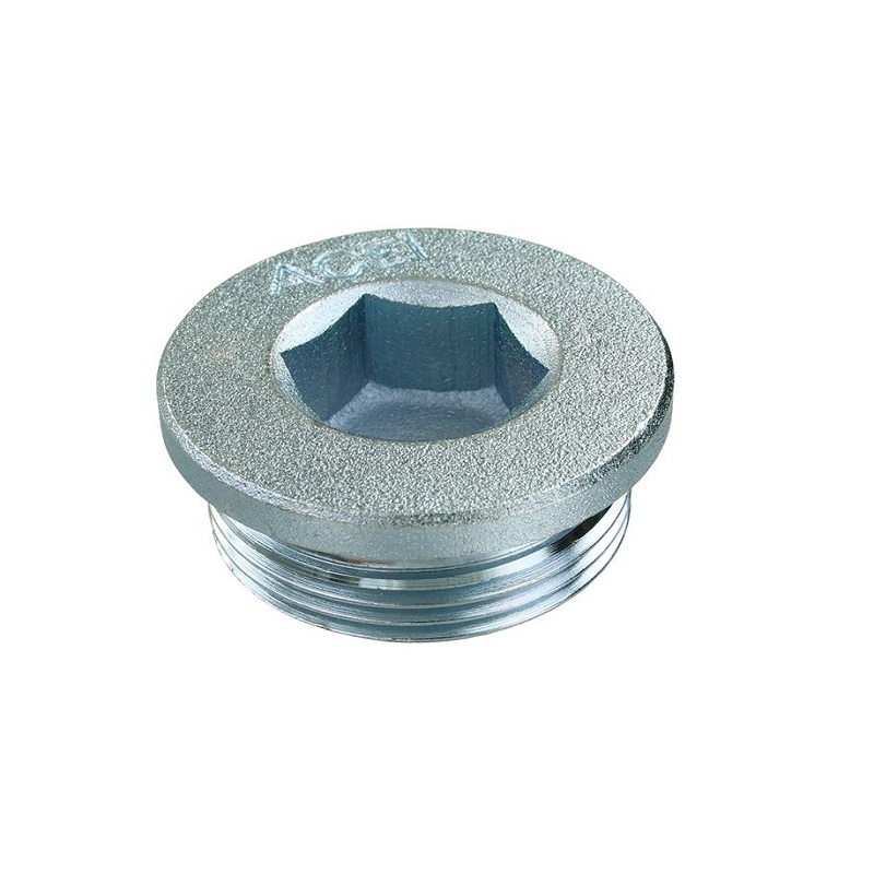 Пробка-заглушка бурт/вн.6-гр М16х1,5 DIN 908 Zn