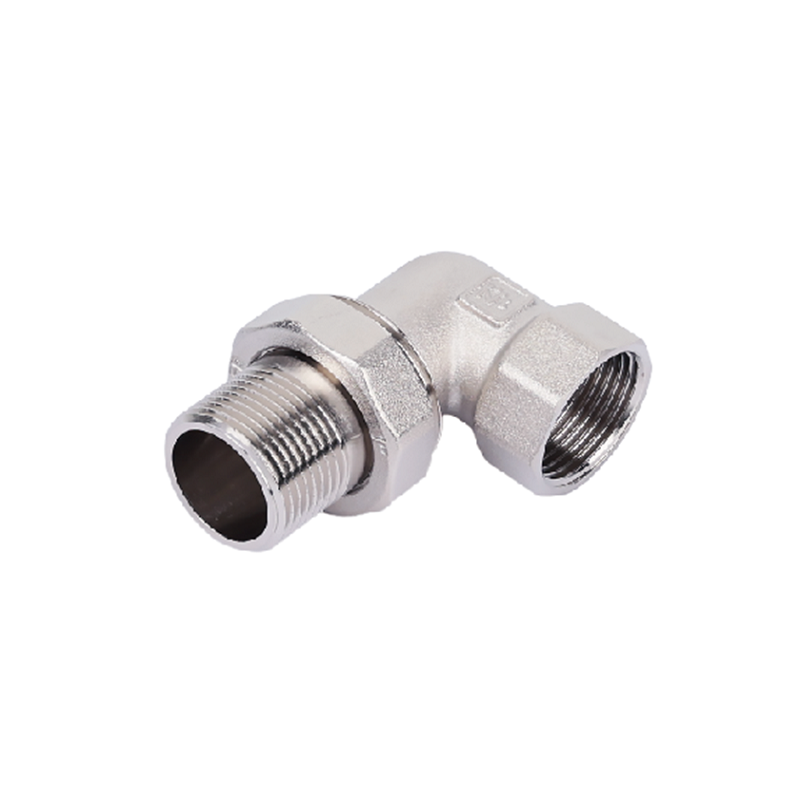 Муфта Американка угловая 1 1/2" г/ш никель GF (10/1) 