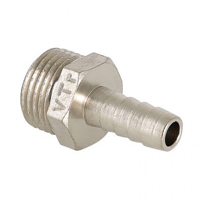 Штуцер шланговый 3/4" (AISI304, 08Х18Н10, Ду 20(26,9), НР/ёрш (20 мм)