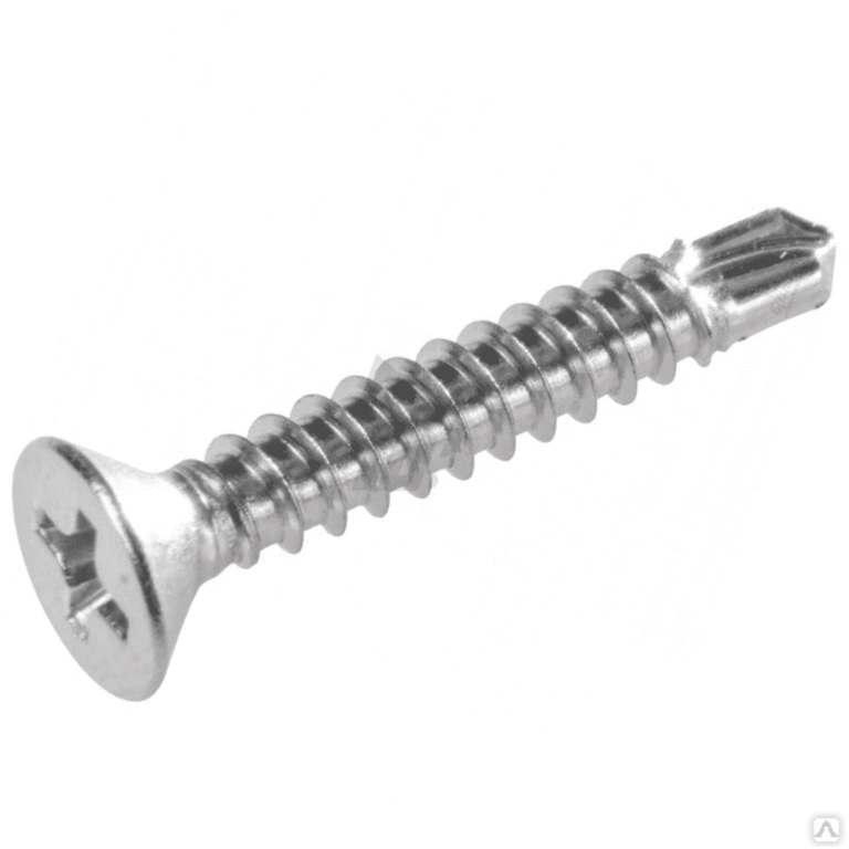 Саморез потайной со сверлом DIN7504 Р 4.2х25 Zn