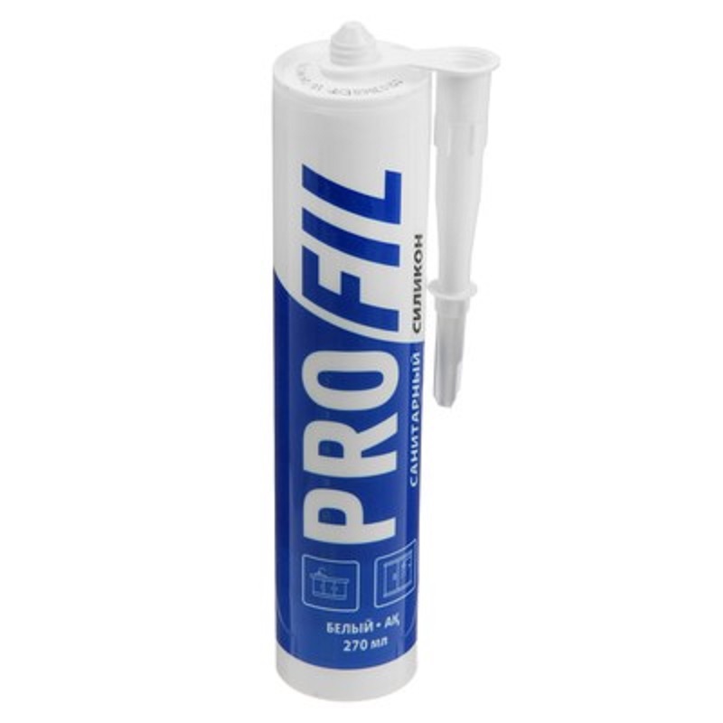 Герметик Soudal Profil силикон.санит.белый 270 мл*