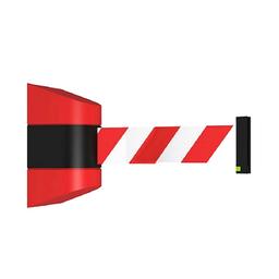 Настенный блок с вытяжной красно-белой лентой 10 м