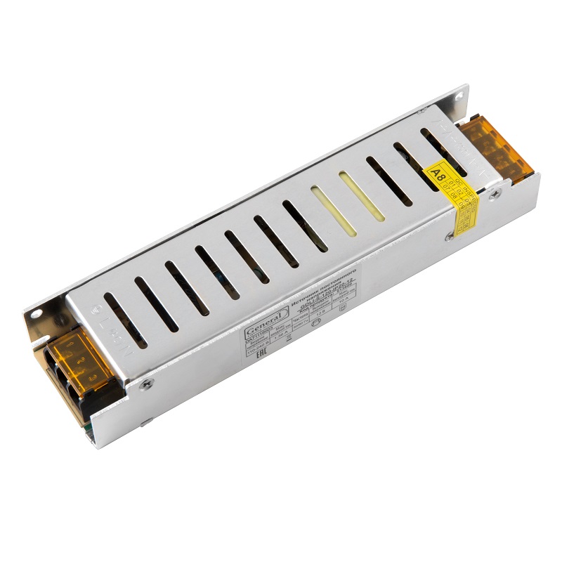 Блок питания для св/д лент 12V 120W IP20 180х54х38
