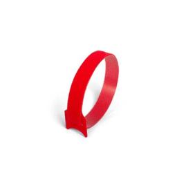 Стяжка-велькро 12х135 (красная)