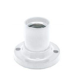 Патрон Е14 прямой белый