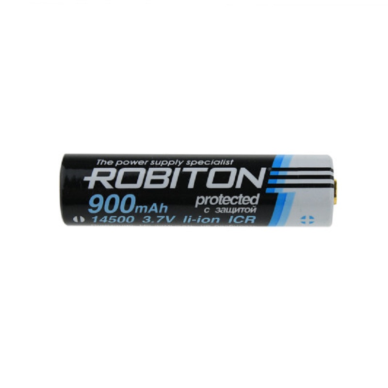 Аккумулятор Robiton 14500 Li-ion 3,7V 900мА/ч