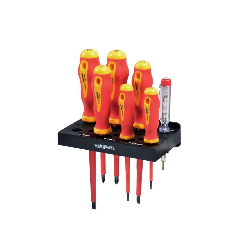 Набор отверток электротехнических с полкой