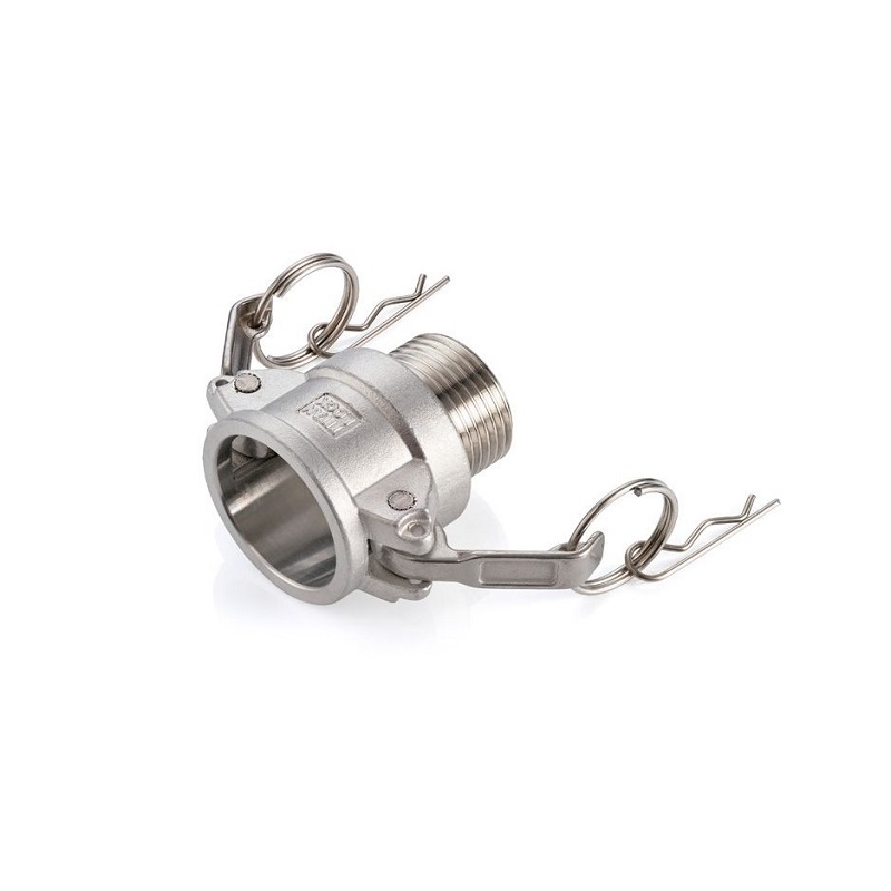 Быстроразъемное соединение CAM-LOCK Typ B-100 1" нерж.сталь (розетка, наружная резьба)