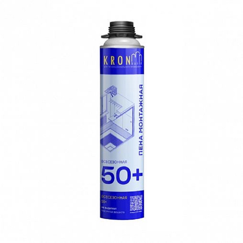 Пена монтаж.проф.всесезон. KRONbuild 50 650г