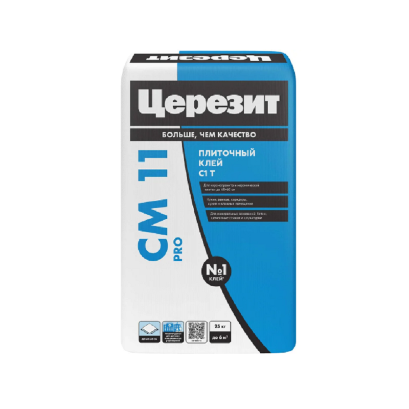 Клей плиточный Церезит СМ11 PRO, 25 кг