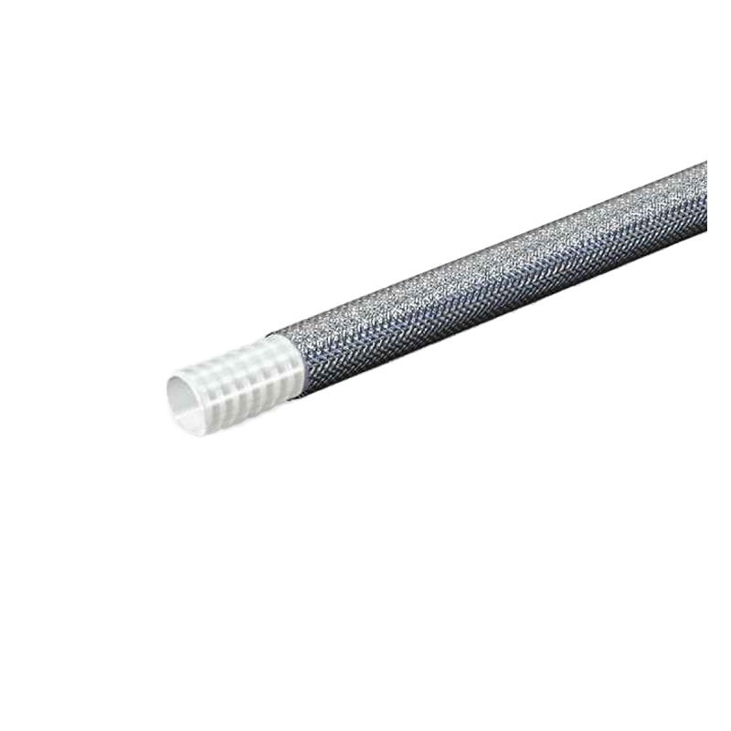 Рукав PTFE, гофрированный DN=40, PN=35, 1000мм штуцер/штуцер