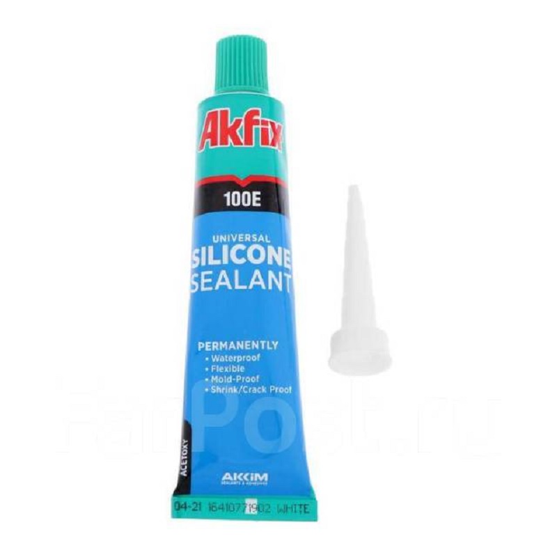 Силикон в тубах Akfix 100E 50 мл белый*