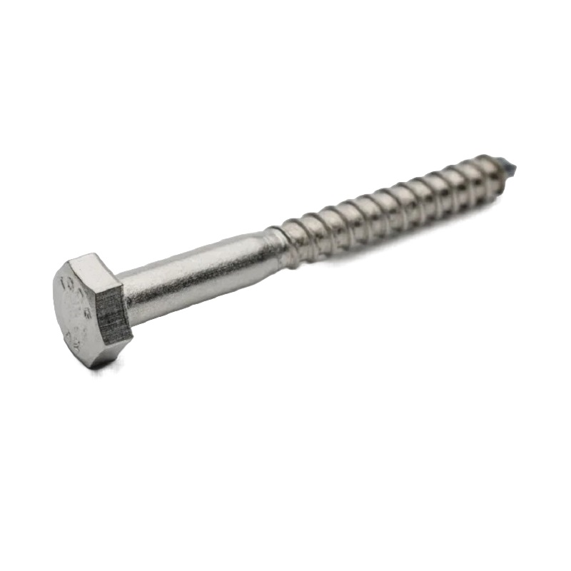 Шуруп по дереву шестигр/гл. DIN 571 10х100 А2
