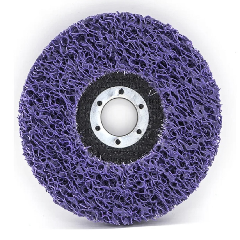 Круг зачистной полимерный корал. Purple(грубый) 125х22,2х15