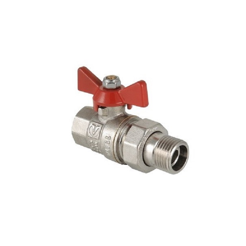 Кран шаровый 1/2 бабочка американка VALTEC (VT.227)