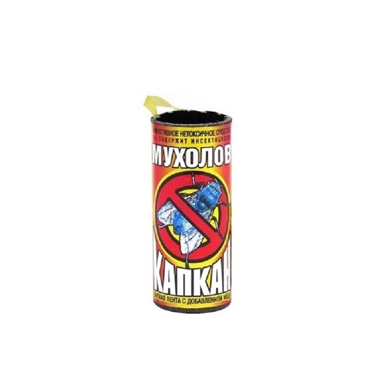 Липкая лента от мух Мухолов Капкан