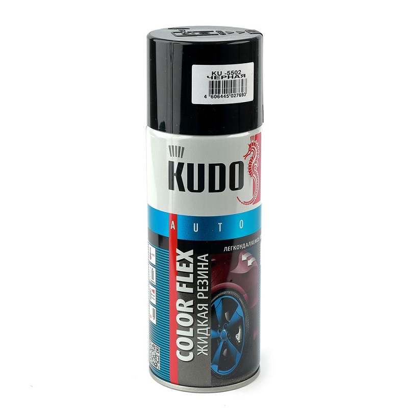 ЖИДКАЯ РЕЗИНА KUDO чёрная 520 мл