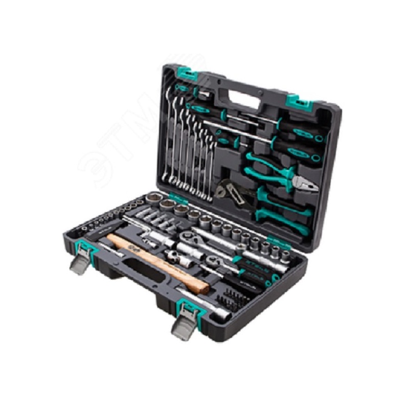 Набор инструмента STELS 1/2"+1/4" 76 пр.