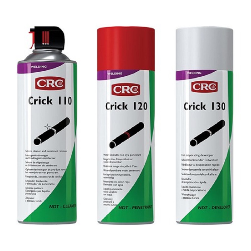 Комплект аэрозолей для капиллярной дефектоскопии CRICK CRC 110/120/130 по 500мл