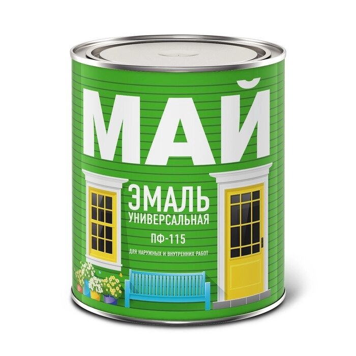 Эмаль ПФ-115  жёлтая 1,8 кг