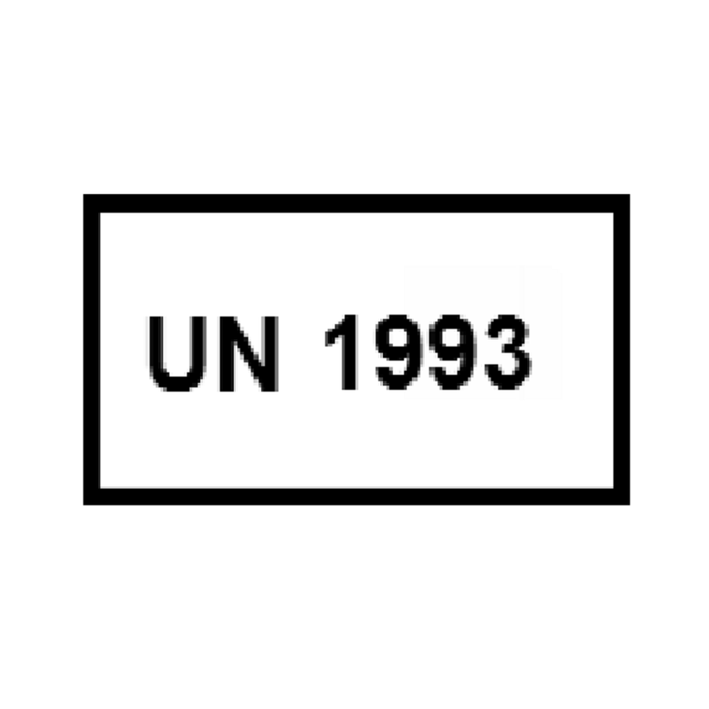 Знак UN 1993  