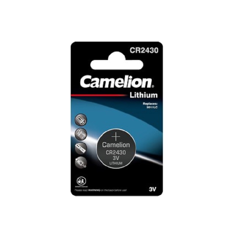 Батарейка литиевая Camelion CR2430 BL1