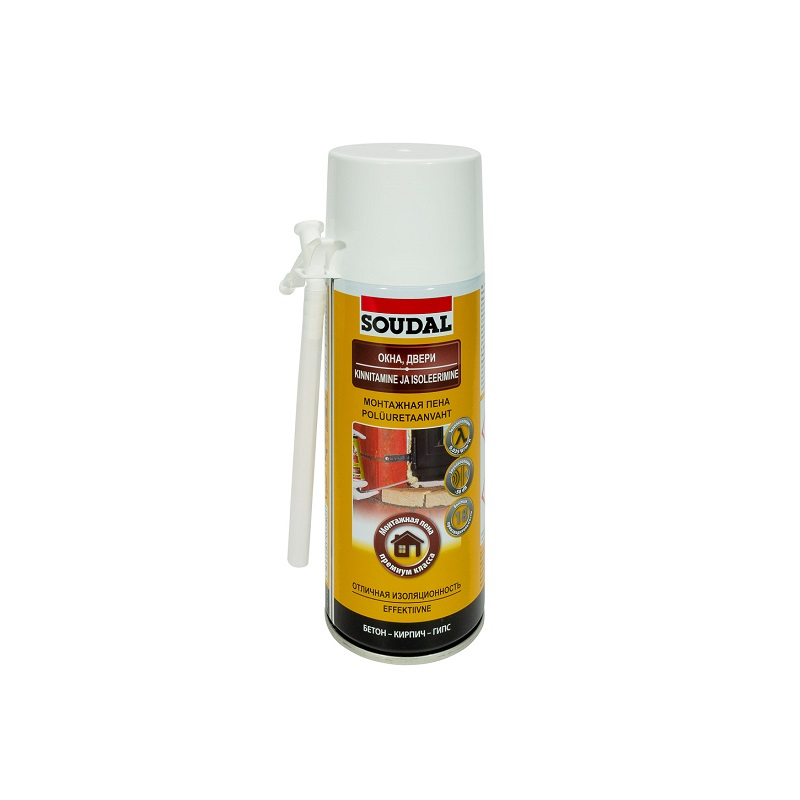 Пена монтажная бытовая SOUDAL Profil DIY летняя 20л 300 мл*