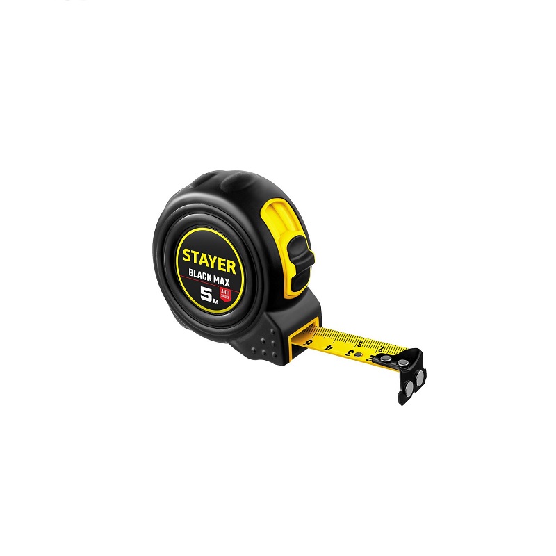 Рулетка STAYER BlackMax с двумя фиксаторами  5мх19мм*